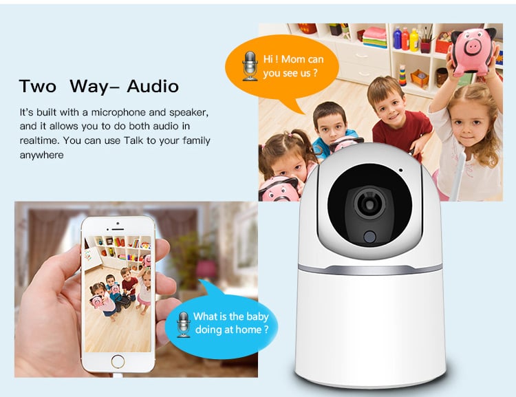 Isiwi Orb Telecamera WiFi IP 2MP interno PT motorizzata sorveglianza